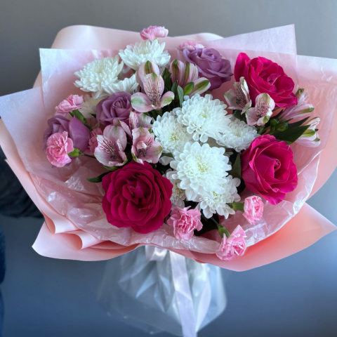 Букет «Цветочная поляна» от интернет-магазина «Rozman Flowers» в Нижневартовске