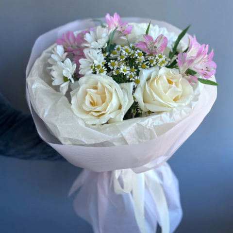 Букет «Нежный сон» от интернет-магазина «Rozman Flowers» в Нижневартовске
