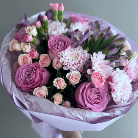 Букет «Лаванда» от интернет-магазина «Rozman Flowers» в Нижневартовске