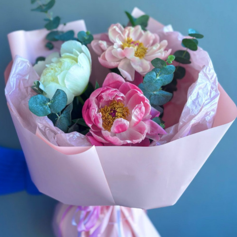 Букет «Нежное сердце» от интернет-магазина «Rozman Flowers» в Нижневартовске