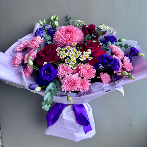 Букет «Сиреневая мечта» от интернет-магазина «Rozman Flowers» в Нижневартовске